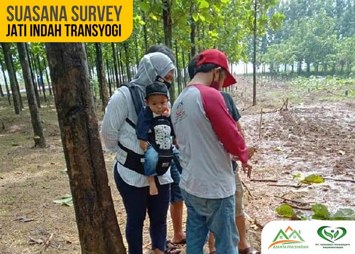 Suasana Survey Kavling Jati Indah Transyogi