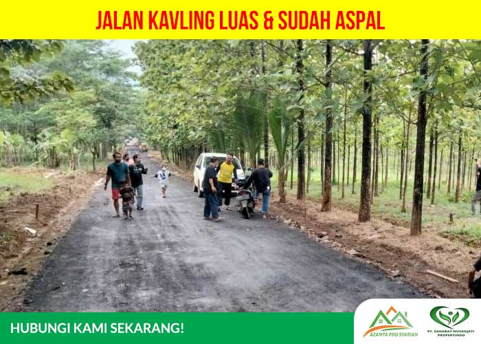 Kavling Jati Indah Transyogi - jalan kavling luad dan sudah diaspal