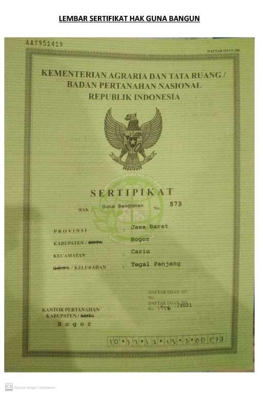 01 Legalitas - Sertifikat Griya Harmoni Alam 5