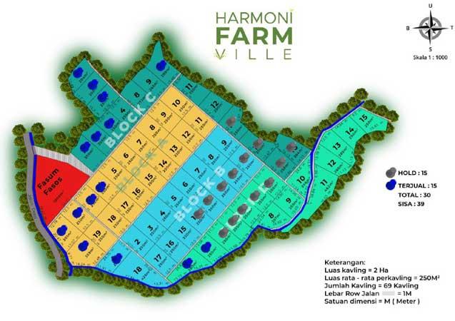 Siteplan Harmoni Farm Ville