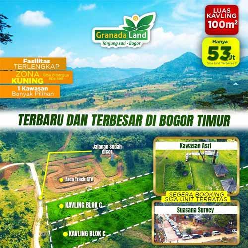 Granada Land Kavling Eduwisata Bogor - Terbaru dan Terbesar di Bogor Timur