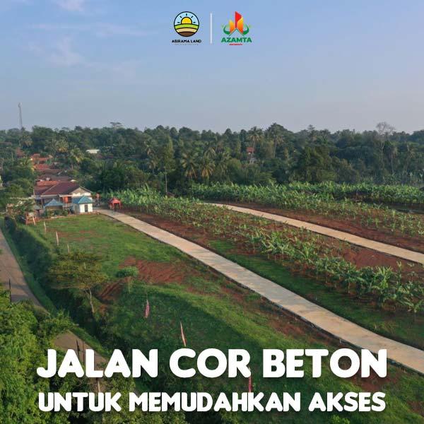 Abirama Land Jalan Cor Beton