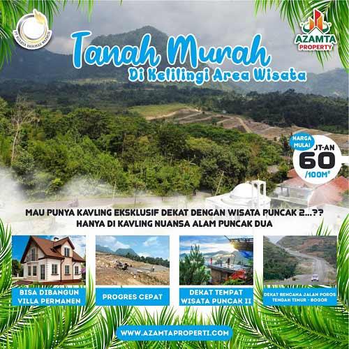 Tanah Murah Dikelilingi Area Wisata